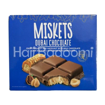 شکلات دبی میسکتس با مغز فندق و شکلات شیری 100 گرمی