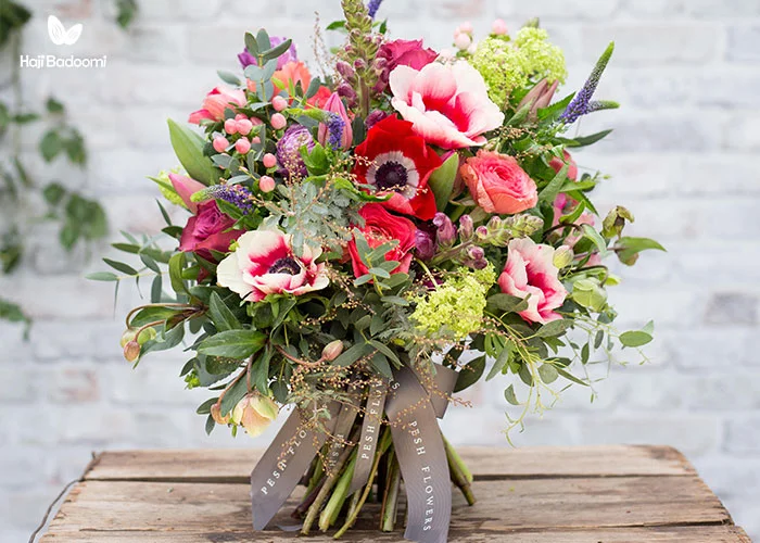 خرید دسته‌گل زیبا بعنوان کادو ولنتاین