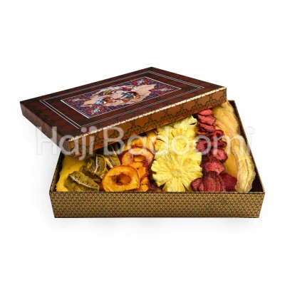 باکس میوه خشک خاتم طرح شاهنامه 800 گرمی