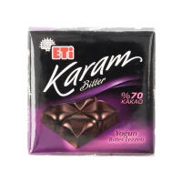 شکلات تخته ای تلخ 70 درصد اتی کارام