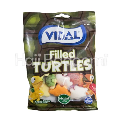 پاستیل میوه ای بدون گلوتن ویدال مدل لاک پشت 90 گرم