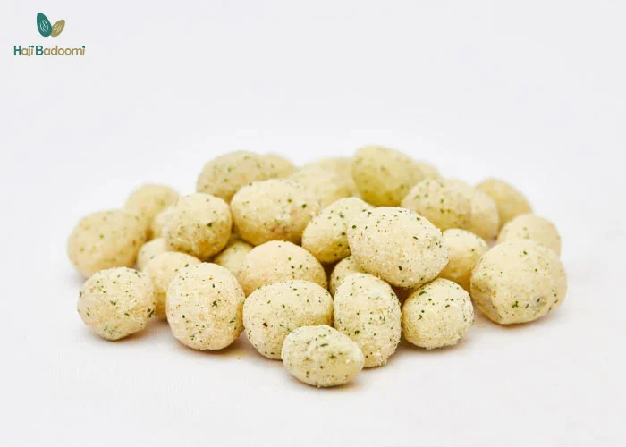 قیمت بادام زمینی روکش دار با طعم پیاز جعفری