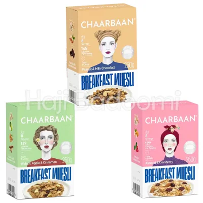 سه طعم موسلی باکسی چاربان