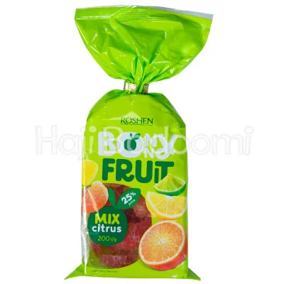 پاستیل شکری بانی فروت روشن با طعم میوه های ترش 200 گرمی