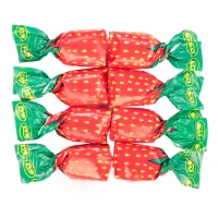 آبنبات توت فرنگی با مغزی پاستیل آیدین