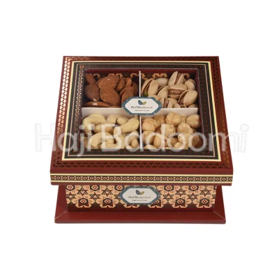 باکس آجیل طرح خاتم آلاله 500 گرمی