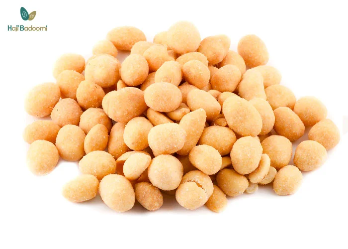 خواص بادام زمینی سرکه ای روکش دار