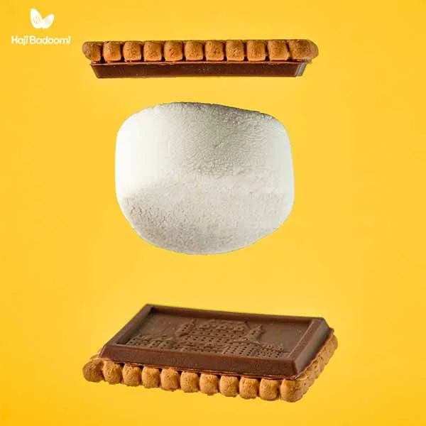 روشهای مصرف مارشمالو: 2. درست کردن یک دسر خوشمزه (s’mores)