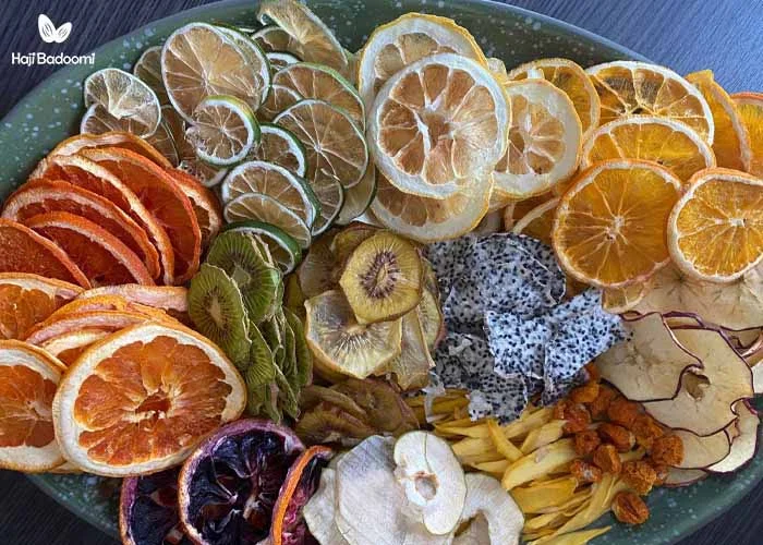 میزان صادرات میوه‌ی خشک‌شده ایرانی