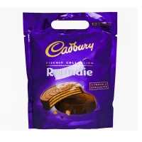 بیسکویت کدبری شیری شکلاتی با ویفر پاکتی 360 گرمی