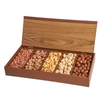 باکس آجیل طرح چرم سروناز 800گرم