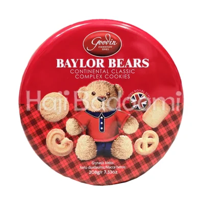 کوکی جعبه فلزی بیلور بیرز طرح کلاسیک 208 گرمی