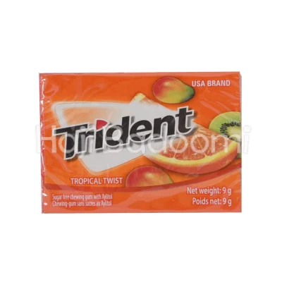 آدامس تریدنت با طعم میوه های گرمسیری 9 گرمی