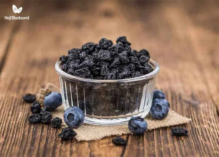 انواع میوه خشک: 9. بلوبری خشک