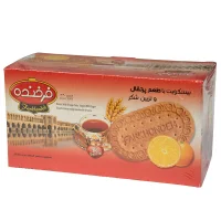 بیسکویت با طعم پرتقال و تزیین شکر فرخنده 900 گرم