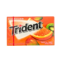 آدامس تریدنت بدون شکر با طعم میوه های گرمسیری 27 گرمی
