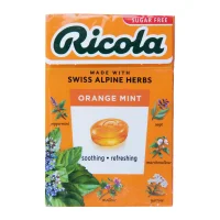 آبنبات گیاهی ریکولا با طعم پرتقال و نعناع 75 گرمی