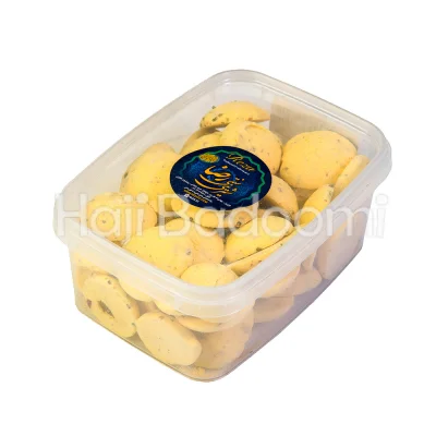 شیرینی پفکی پسته زعفران رضا