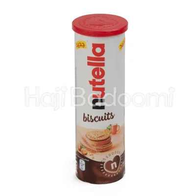 بیسکویت نوتلا قوطی فندقی 12 عددی 166 گرمی