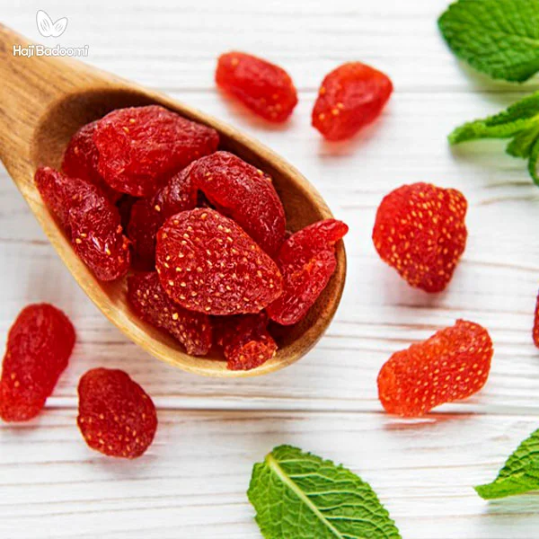 توت فرنگی خشک شده و سایر خواص آن