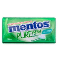 آبنبات خوش بو کننده دهان منتوس نعناع خنک و چای سبز پیور فرش 35 گرمی