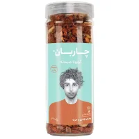 گرانولا وگان شیشه‌ای بادام هندی و خرما چاربان 380 گرم