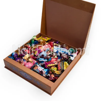 باکس شکلات خارجی طرح سیمرغ بهشتی 1100 گرمی