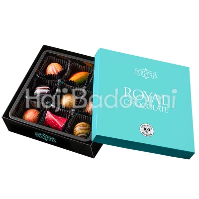 شکلات کادویی رویال میکس محمد ساعدی نیا 9 عددی 120 گرمی