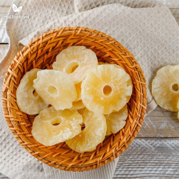 کالری مواد معدنی و ویتامین‌های آناناس خشک