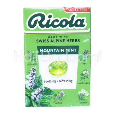 آبنبات گیاهی ریکولا با طعم نعناع کوهی 75 گرمی