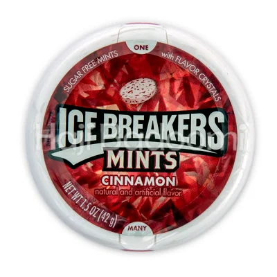 آبنبات خوش بو کننده دهان بدون شکر آیس برکرز با طعم دارچین 42 گرمی