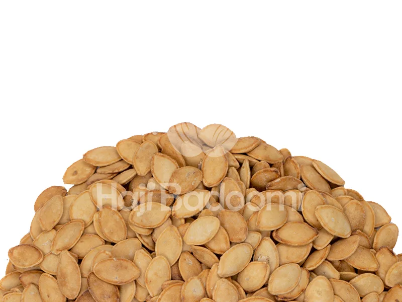 خرید تخمه کدوی گوشتی شور دو آتیشه از حاجی بادومی