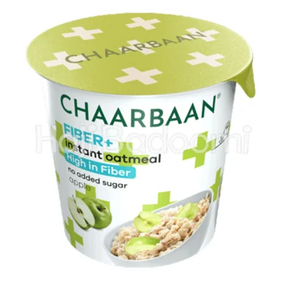 اوتمیل با فیبر گیاهی طعم سیب چاربان 55 گرم