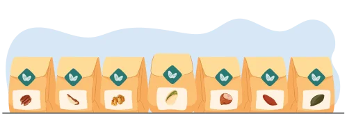 چه آجیل‌هایی در حاجی بادومی برای فروش در دسترس است؟