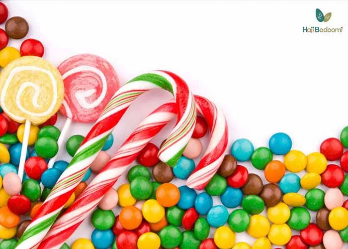 طرز تهیه آبنبات رنگی