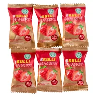 پاستیل ژله ای برولی با 45 درصد شهد توت فرنگی