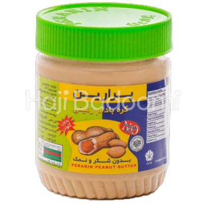 کره بادام‌ زمینی پرارین بدون شکر و نمک 350 گرمی