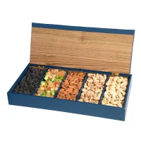 باکس آجیل طرح چرم سروناز 1000 گرمی