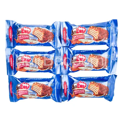 ویفر پروتئینی اسن روسی طعم بستنی و کارامل